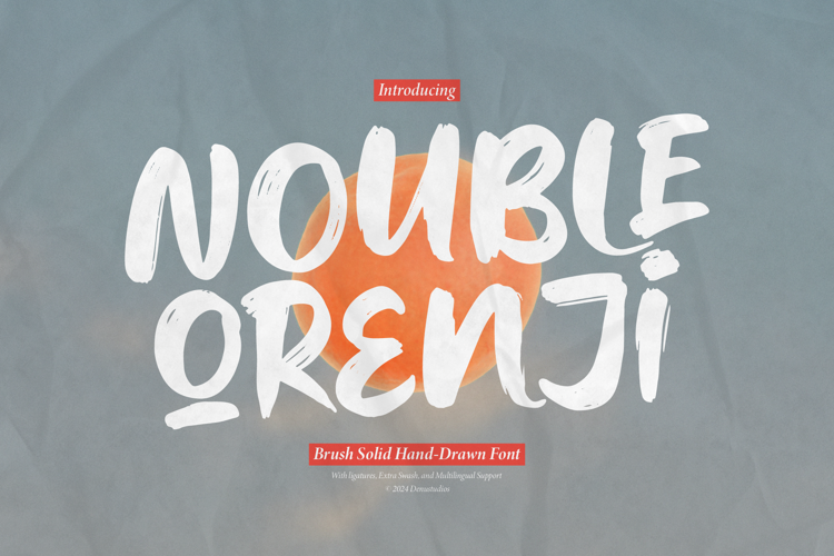 Nouble Orenji Font