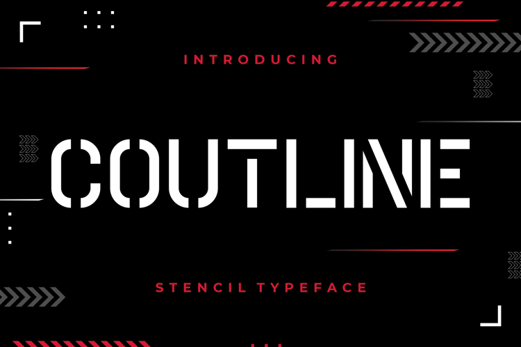 Coutline Font