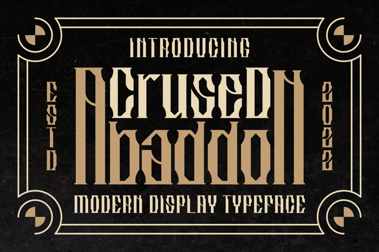 Crused Abaddon Font