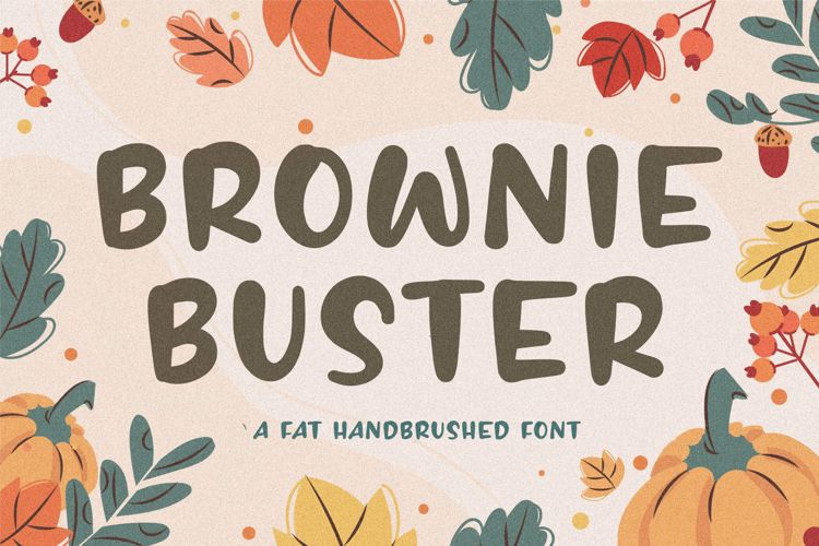 BROWNIE BUSTER Font