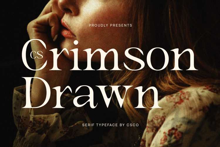 Preview of CS Crimson Drawn Font
