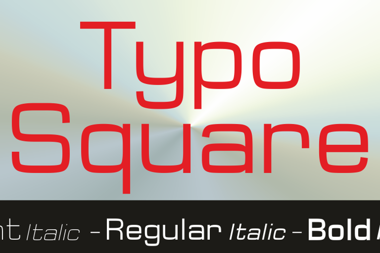 Typo Square Bold Demo Font