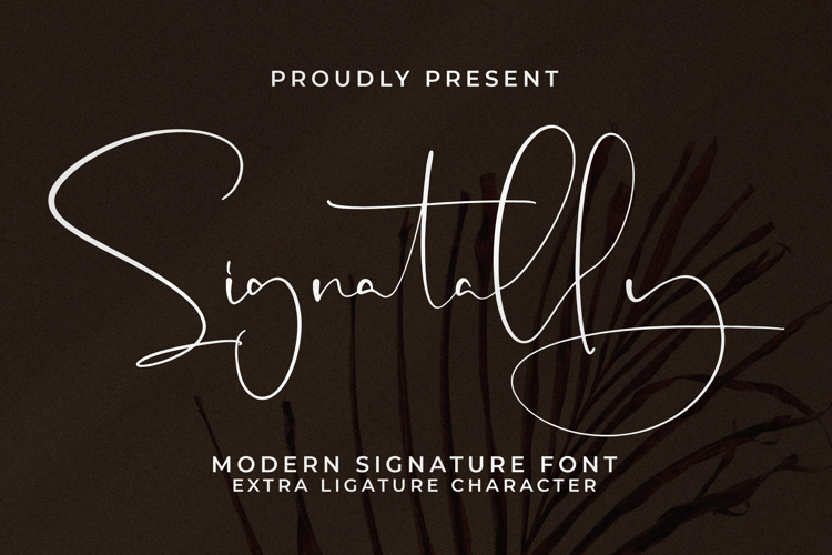 Signatally Font