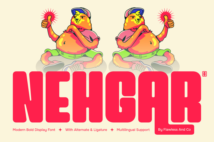 Preview of NEHGAR Font