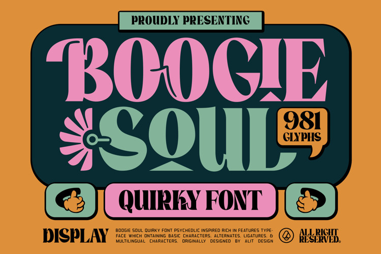 Preview of Boogie Soul Font