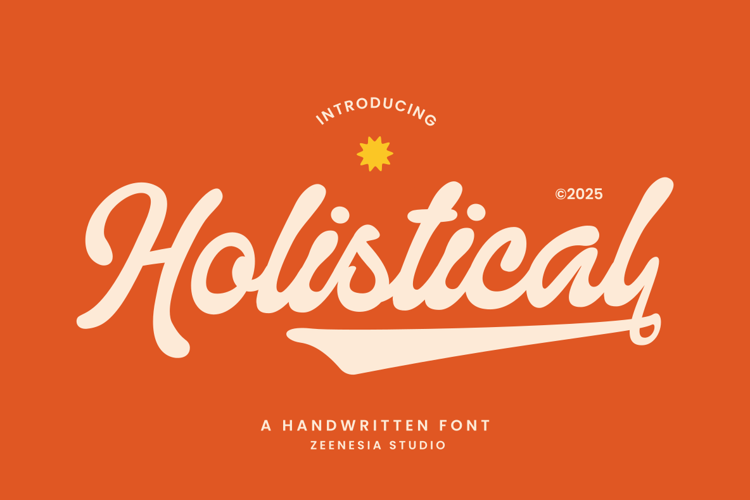 Preview of Holistical Font