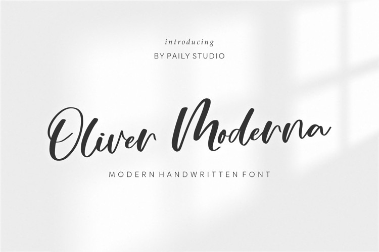 Oliver Moderna Font