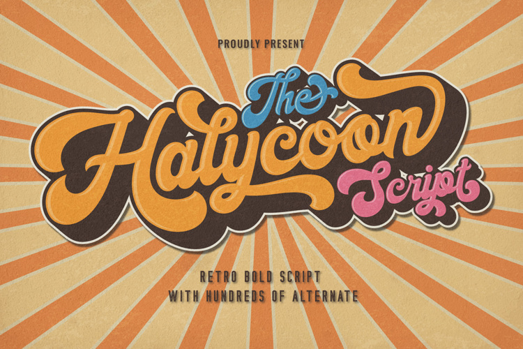 Preview of Halycoon Script Font