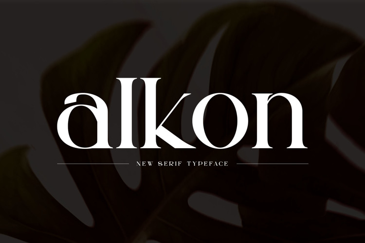 Preview of Alkon Font