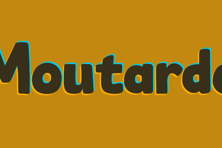 Moutarde Font