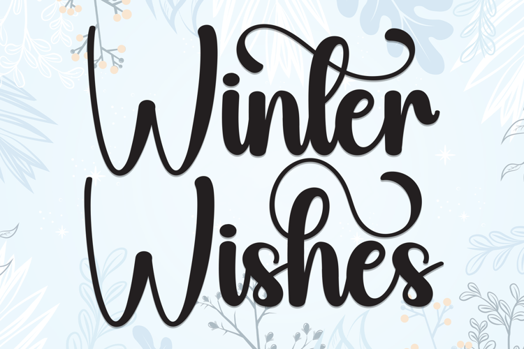 Preview of Winter Wishes Font