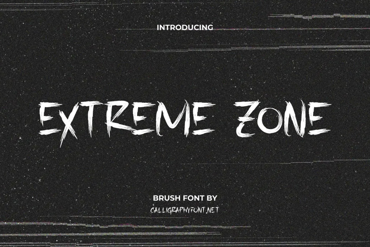 Extreme Zone Font
