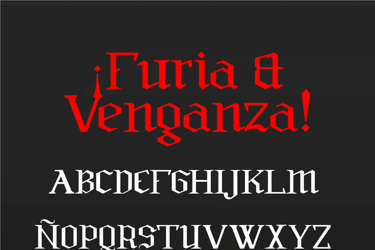 Furia & Venganza Font