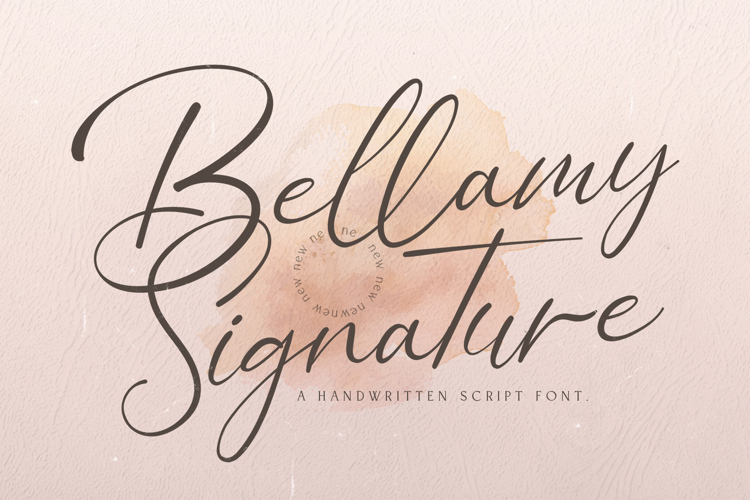 Bellamy Signature Font