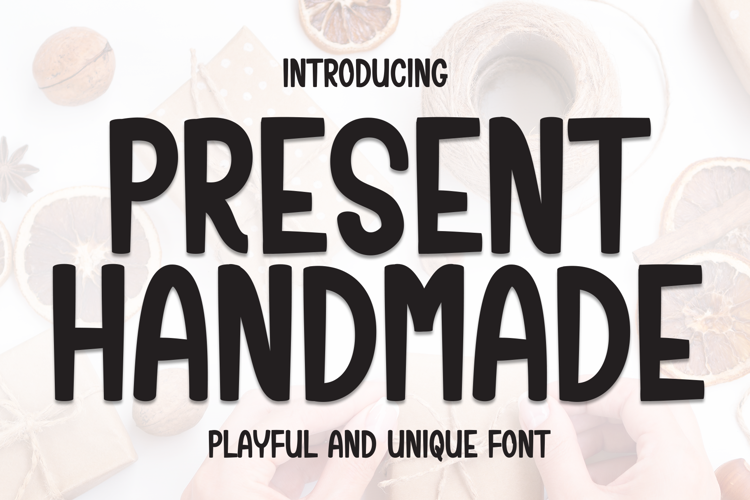 Preview of Present Handmade Font