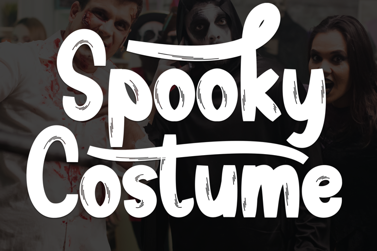 Preview of Spooky Costume Font