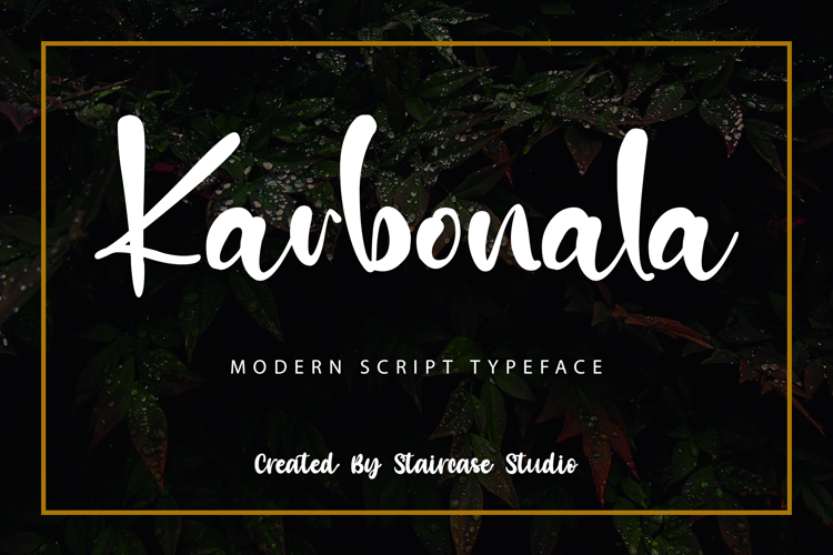 Karbonala Font