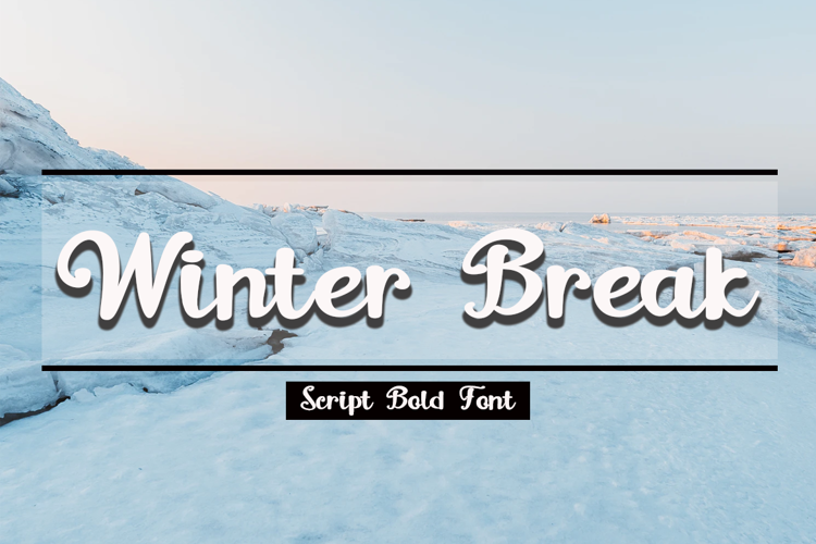 Winter Break Font