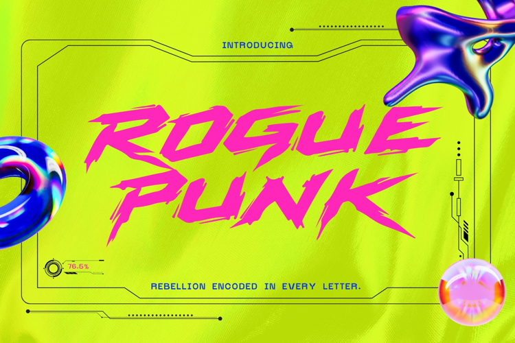 Preview of Roguepunk Font