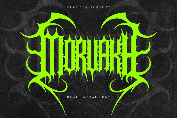 Preview of Morvakh Font
