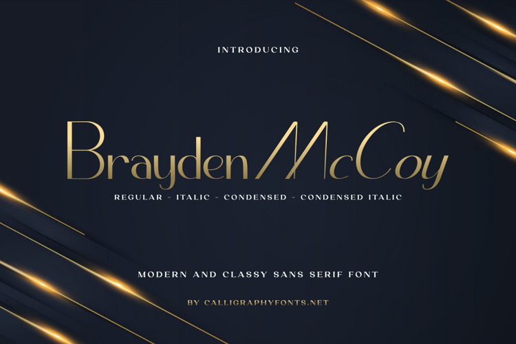 Brayden Mccoy Font