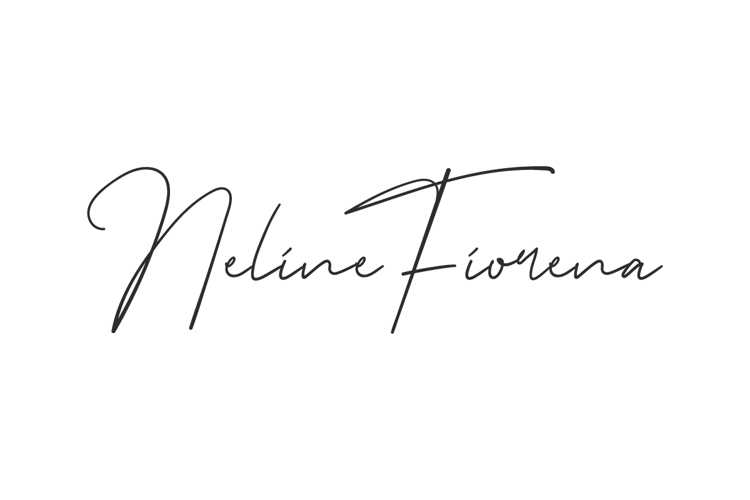 Preview of Neline Fiorena Font