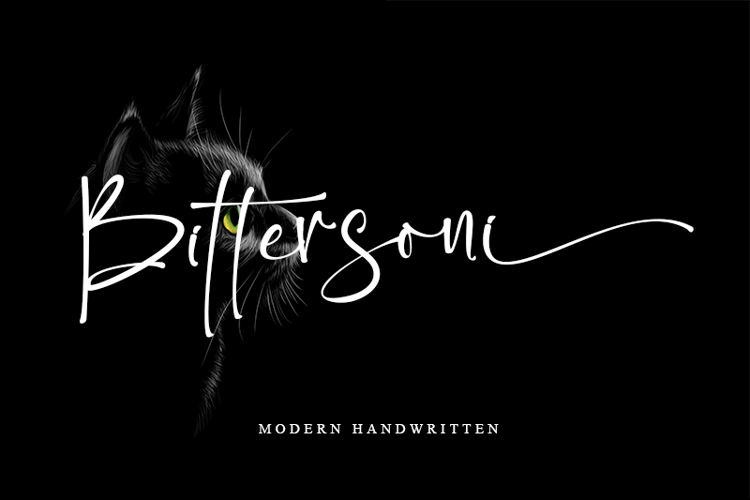 Bittersoni - Font