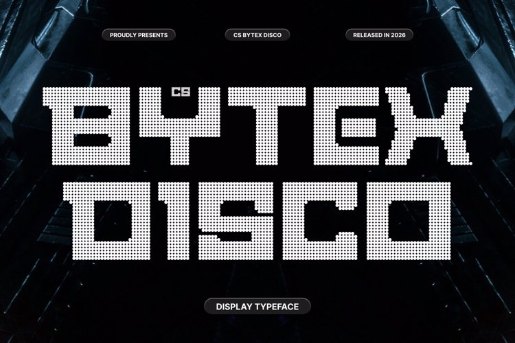 Preview of CS Bytex Disco Font