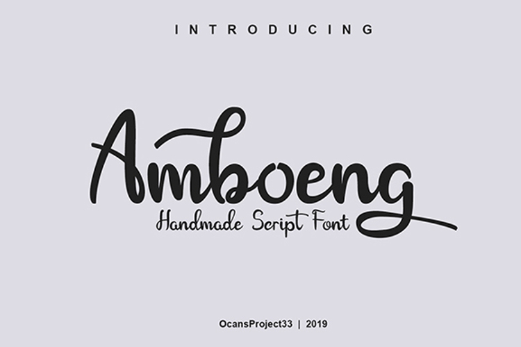 Amboeng Font