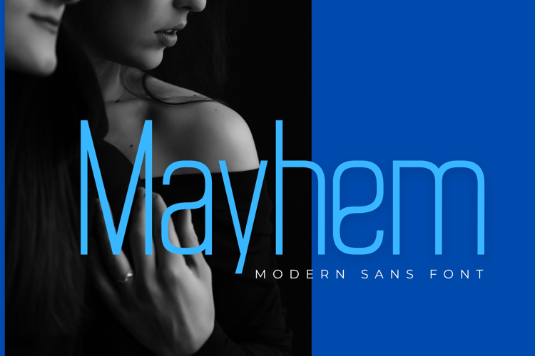 Preview of Mayhem Font
