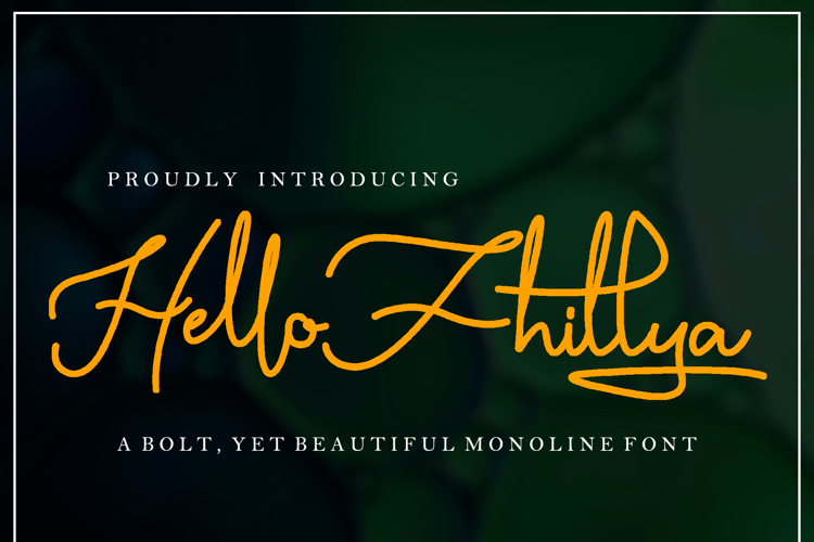 Hello Fhillya Font