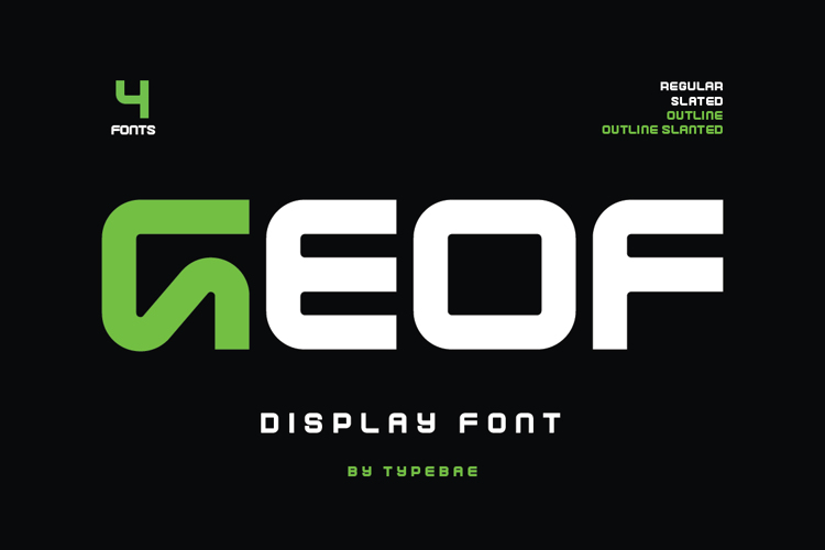 Preview of Geof Font