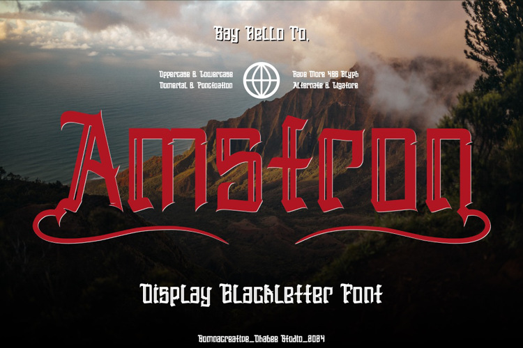 Amstron Font