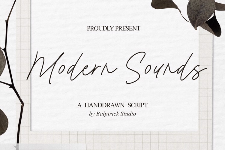 Modern Sounds Font