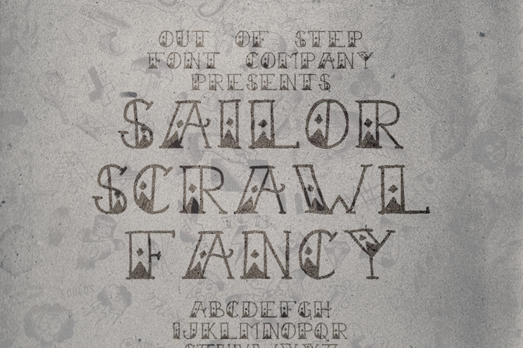 Sailor Scrawl Fancy Font