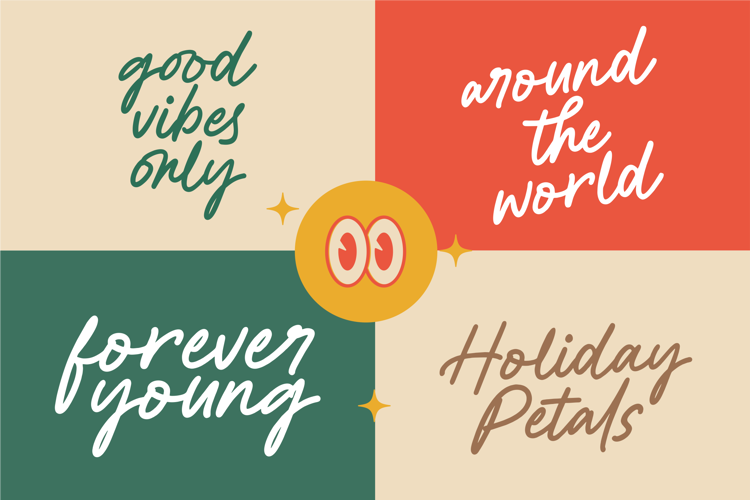 Preview of la Petunia Font