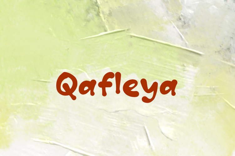 Qafleya Font