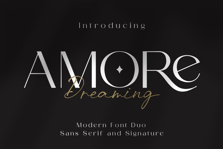 Amore Dreaming Signature Font