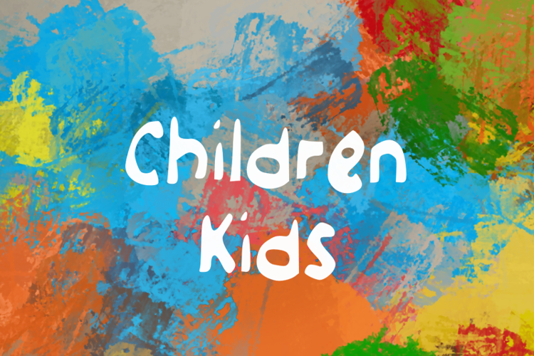 c Children Kids Font