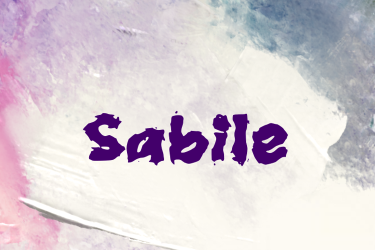 s Sabile Font