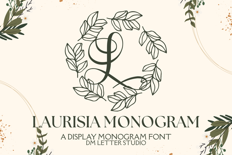 Preview of Laurisia Monogram Font