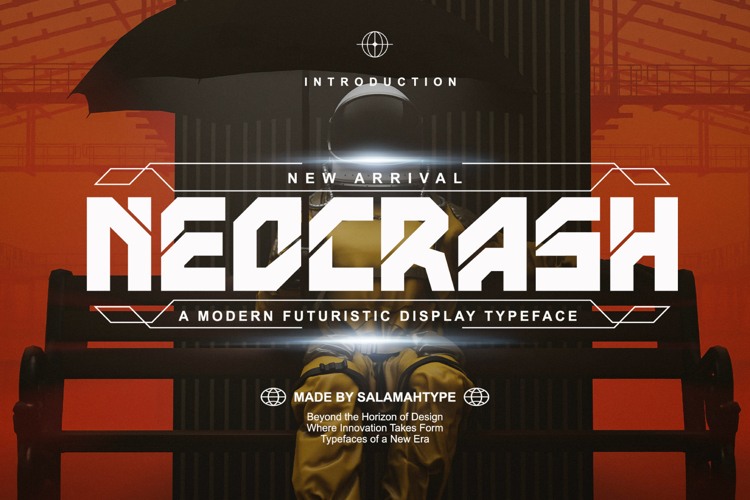 Preview of Neocrash Font