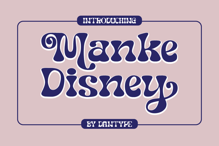 Manke Disney Font