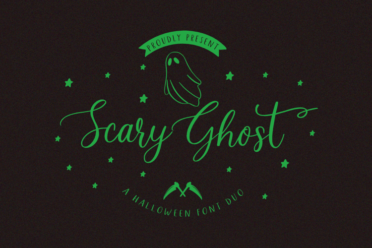 Scary Ghost Script Font