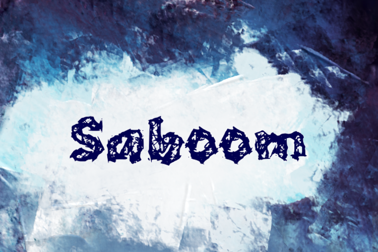 s Saboom Font