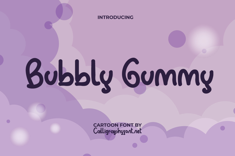 Bubbly Gummy Font