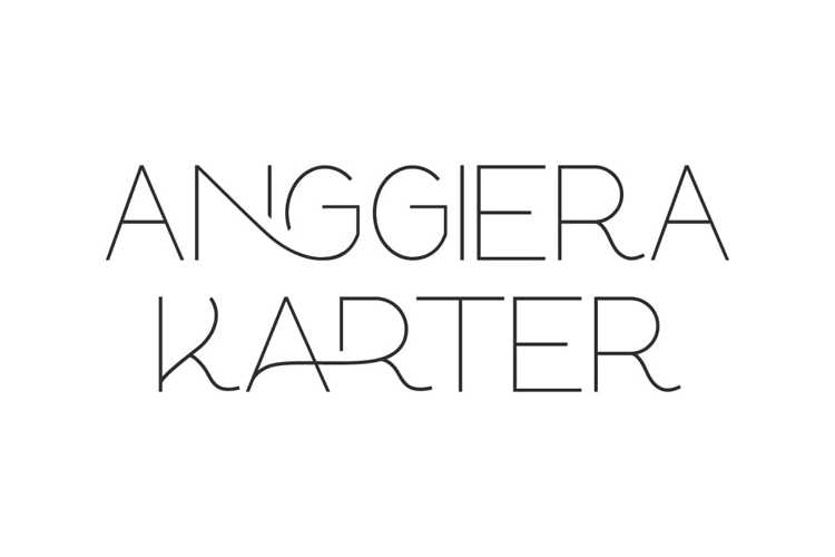 Preview of Anggiera Karter Font
