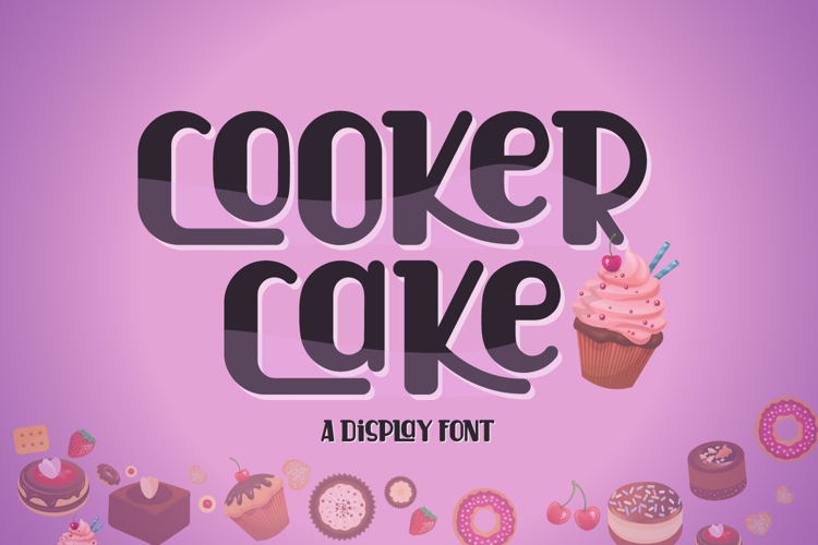 Cooker Cake Font | SabrCreative | FontSpace