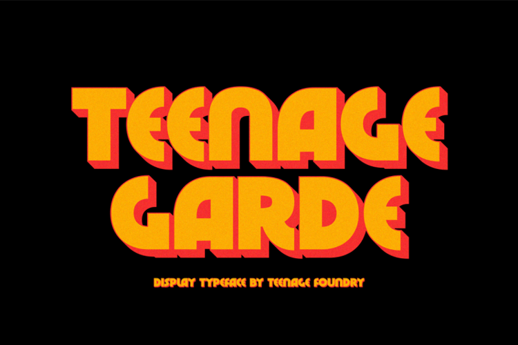 Teenage Garde Font