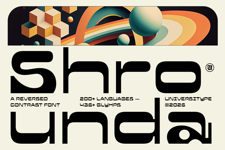 Preview of UT Shrounda Font